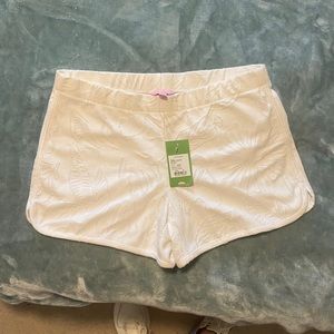 Lilly Pulitzer White Jungle Shorts